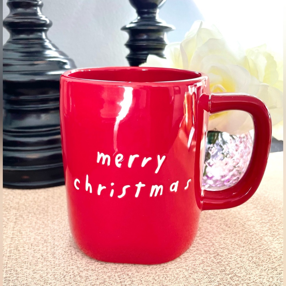 New Rae Dunn MERRY CHRISTMAS Ceramic Mug
